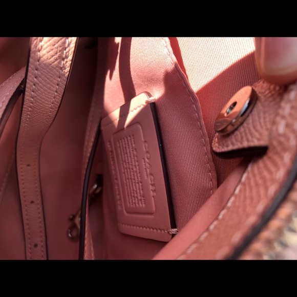 SOLD Coach Mini Surrey Pink - Picture 9 of 9